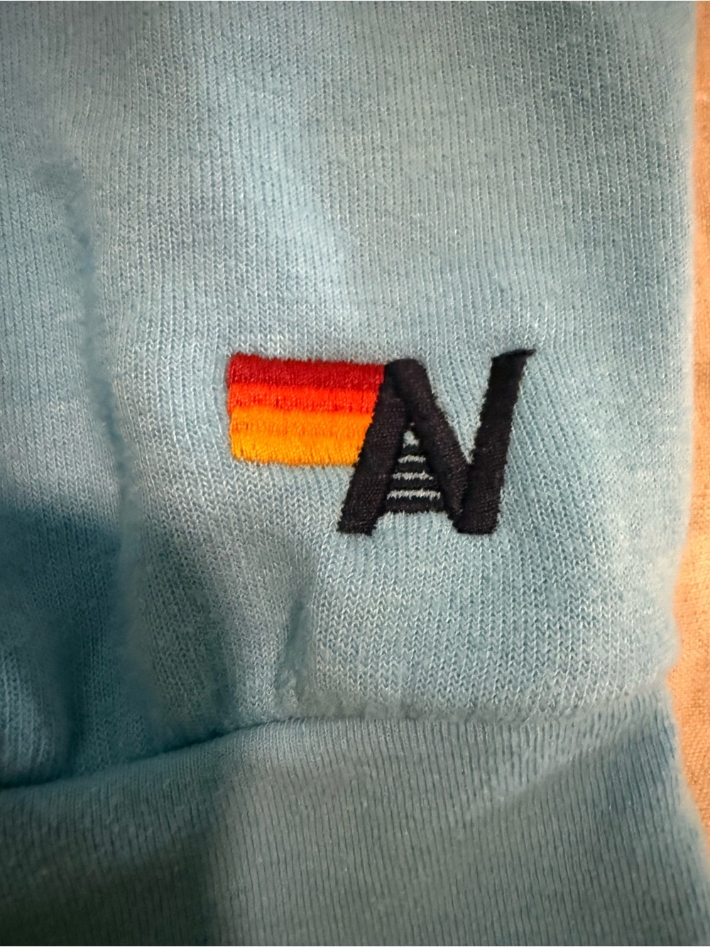 Aviator Nation Light Blue Crewneck with Navy Lettering Backstreet Boys, new - Picture 4 of 5
